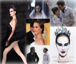 yapboz Natalie Portman Black Swan için en iyi kadın oyuncu olarak 2011 Oscar için aday